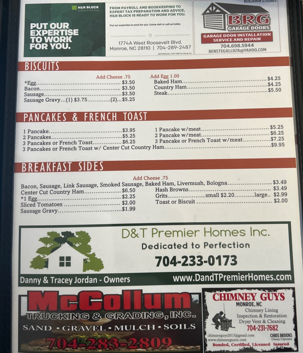 Jud's Restaurant Menu - Image 5